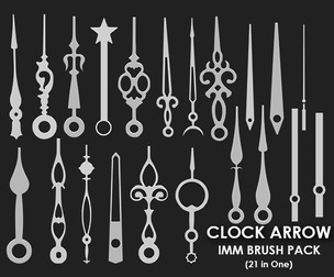 Clock Arrow IMM Brush Pack (21 in One)