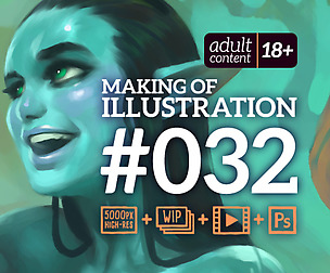Making of illustration #032 (Adult Content)