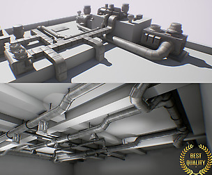 Air ducts modular system 60 elements
