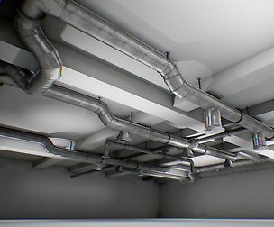 Interior air ducts system 38 elements