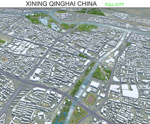 Xining city Qinghai China 45km