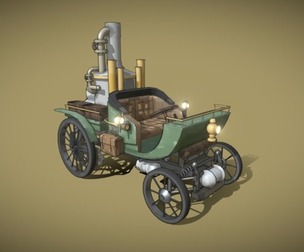 Steam Punk Car