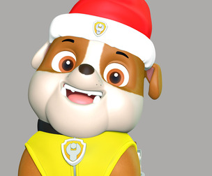 Rubble Christmas - Paw Patrol