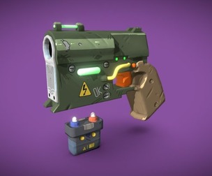 Plasma Gun Cartoon
