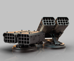 sci-fi missile launcher M-24