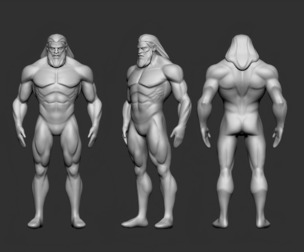 Basemesh Man Hero 3D print model