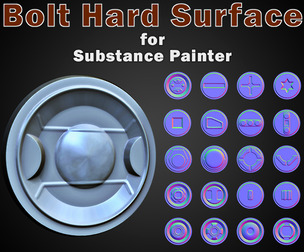 90 Bolt Hard Surface for Substance Painter