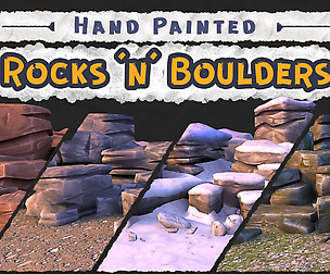 Hand Painted Rocks 'N' Boulders