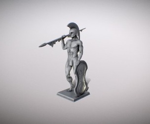 Atlantis Soldier Statue for 3d print
