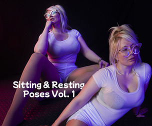 [Drawing Reference Pack] - Sitting Poses VOL. 1