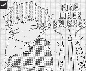 Fine Liner Brushes for Procreate
