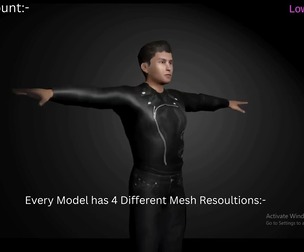 Character Pack:- 15 Males and 15 Female Models