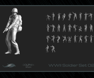 WWII Soldier Set 02