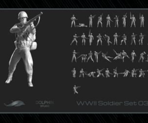 WWII Soldier Set 03