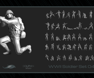 WWII Soldier Set 04