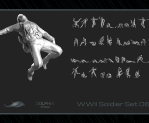 WWII Soldier Set 06
