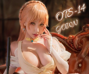 Girlˊs frontline OTS-14 Gown cosplay HaneAme