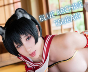Blue Archive Tsubaki cosplay HaneAme