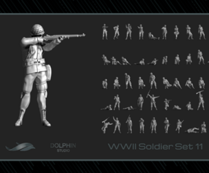 WWII Soldier Set 11
