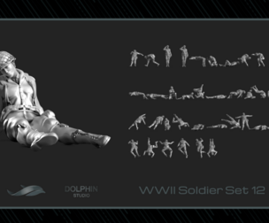 WWII Soldier Set 12