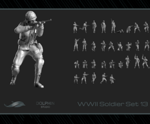 WWII Soldier Set 13