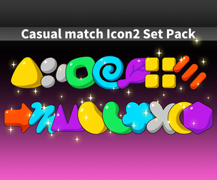 Casual match Icon2 Set Pack
