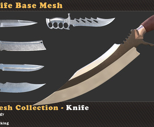 10 Knife Base Mesh