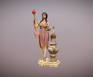 Hera Goddess statue for 3d print