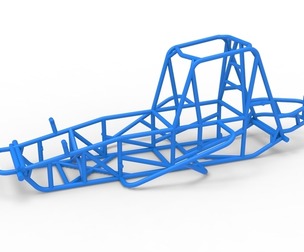 Frame for Vintage Sprint car 1:25
