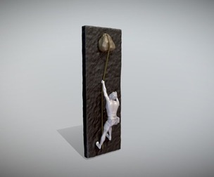 Climber statue wall hanging ornament model 3