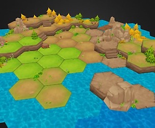 3D Simple Hexagons Part.1
