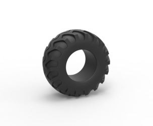 Offroad tire 124 Scale 1:25