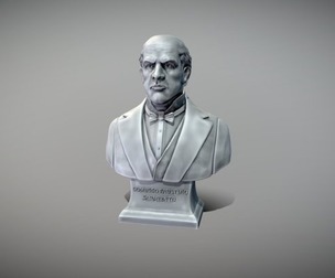 Domingo Faustino Sarmiento Bust