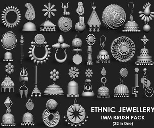 Ethnic Jewellery IMM Brush Pack (32 in One)