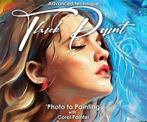 'Photo to Painting' course | Thick Paint Art