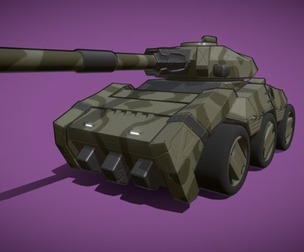 Tank Striker gun canon 185