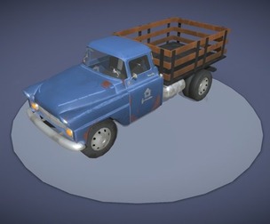 Truck 2-ton Cartoon