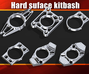 Hardsurface kitbash vol.2
