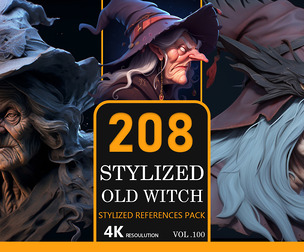 Stylized Old Witch