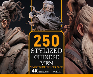 Stylized Chinese men