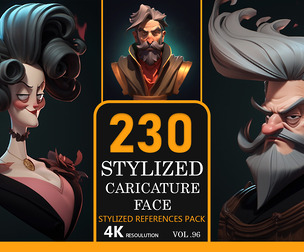 Stylized Caricature Face