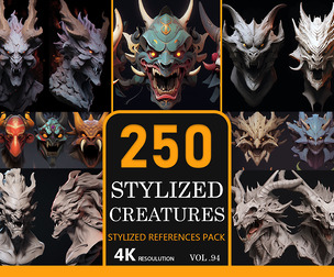 Stylized creatures