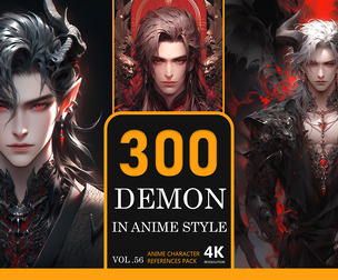 Demon In Anime Style