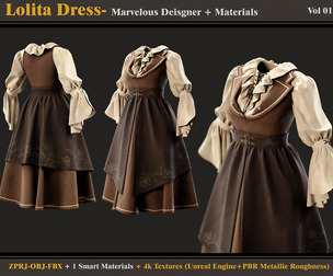 Lolita Dress-Models+Materials