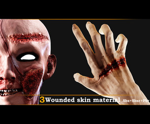 Wounded skin material .SBS+SBSR+PBR