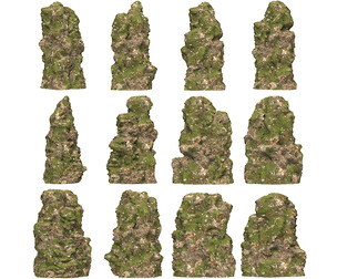 Realistic Mountain Cliff Collection