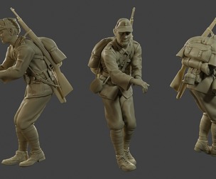 Italian soldier Attach ww2 IT10