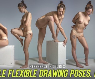 950+ Female Flexible Drawing Poses Part I