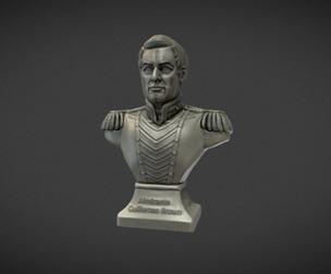 Almirante Guillermo Brown Busto