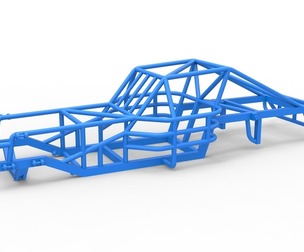 Frame of Outlaw Figure 8 Modified stock car 1:25